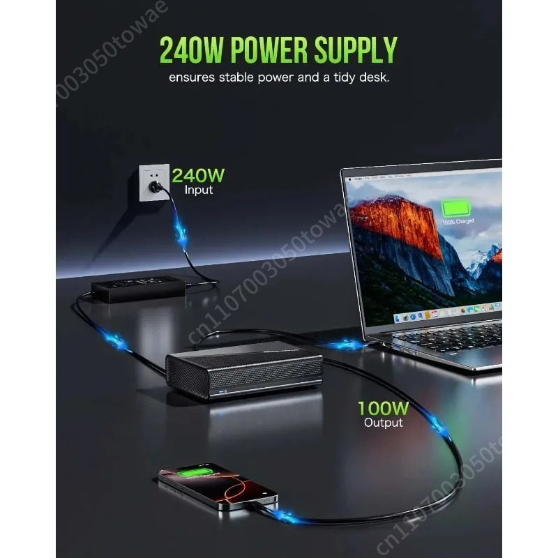 Oculink Egpu Dock Graphics Card - Estação de Acoplamento para GPU Externa