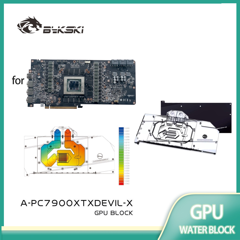 Bykski A-PC7900XTXDEVIL-X GPU  - Rx 7900 Xtx 24Gb Video Card avaliação e preço