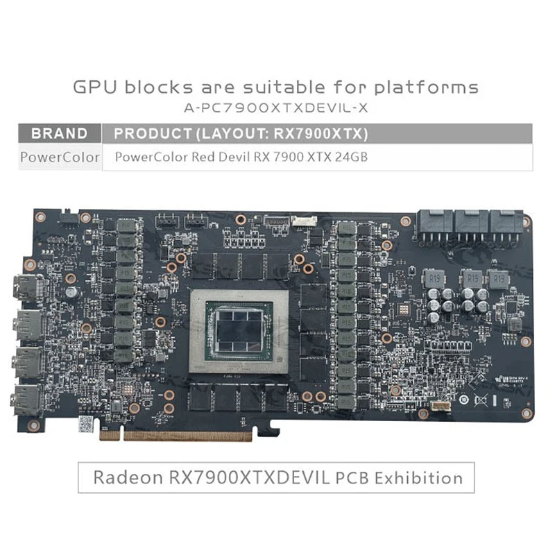 Bykski A-PC7900XTXDEVIL-X GPU  - Rx 7900 Xtx 24Gb Video Card avaliação e preço