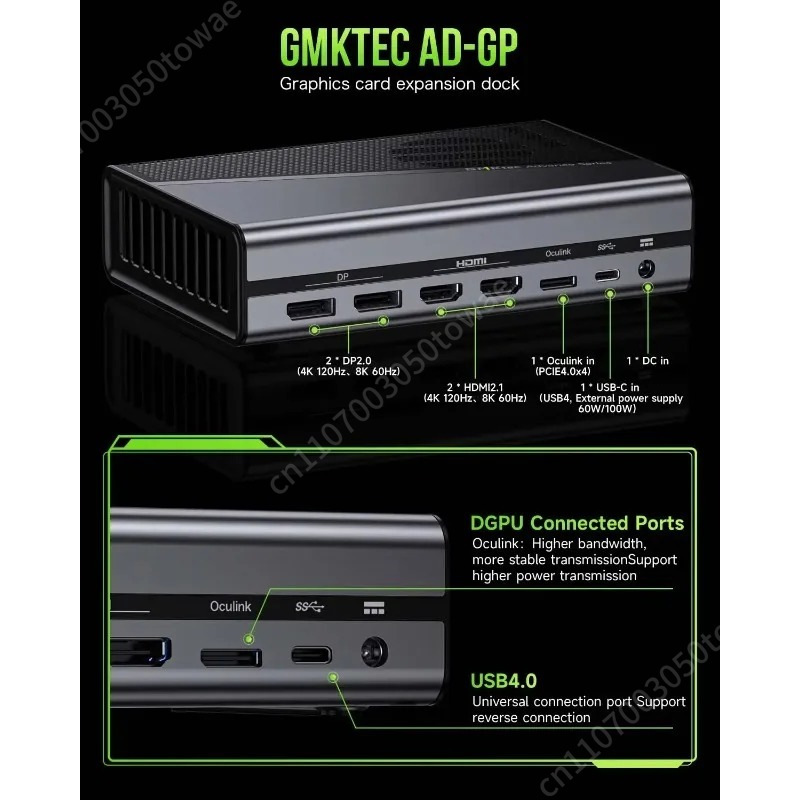Estação de Acoplamento para GP - Oculink Egpu Dock Graphics Card avaliação e preço